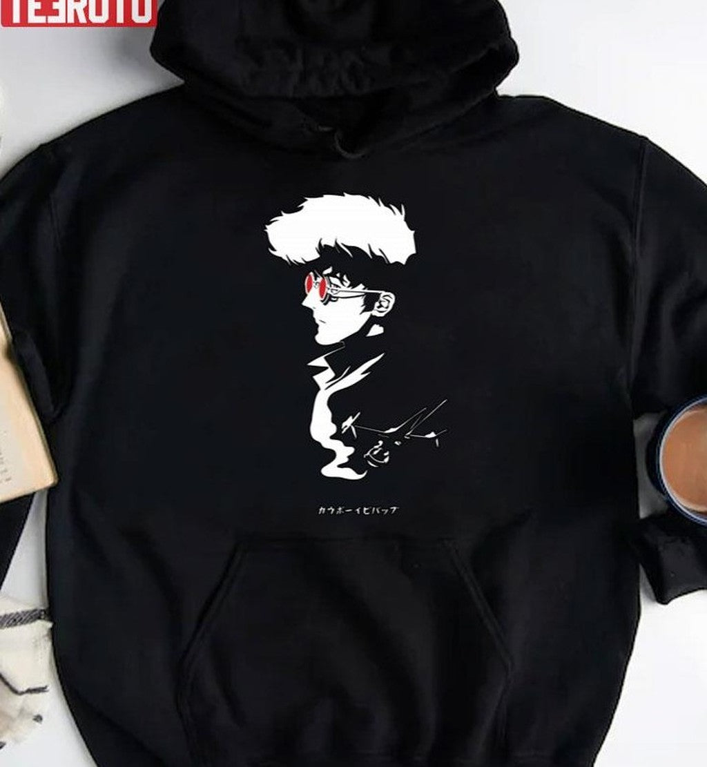 Black And White Design Spike Spiegel Cowboy Bebop Unisex T-Shirt