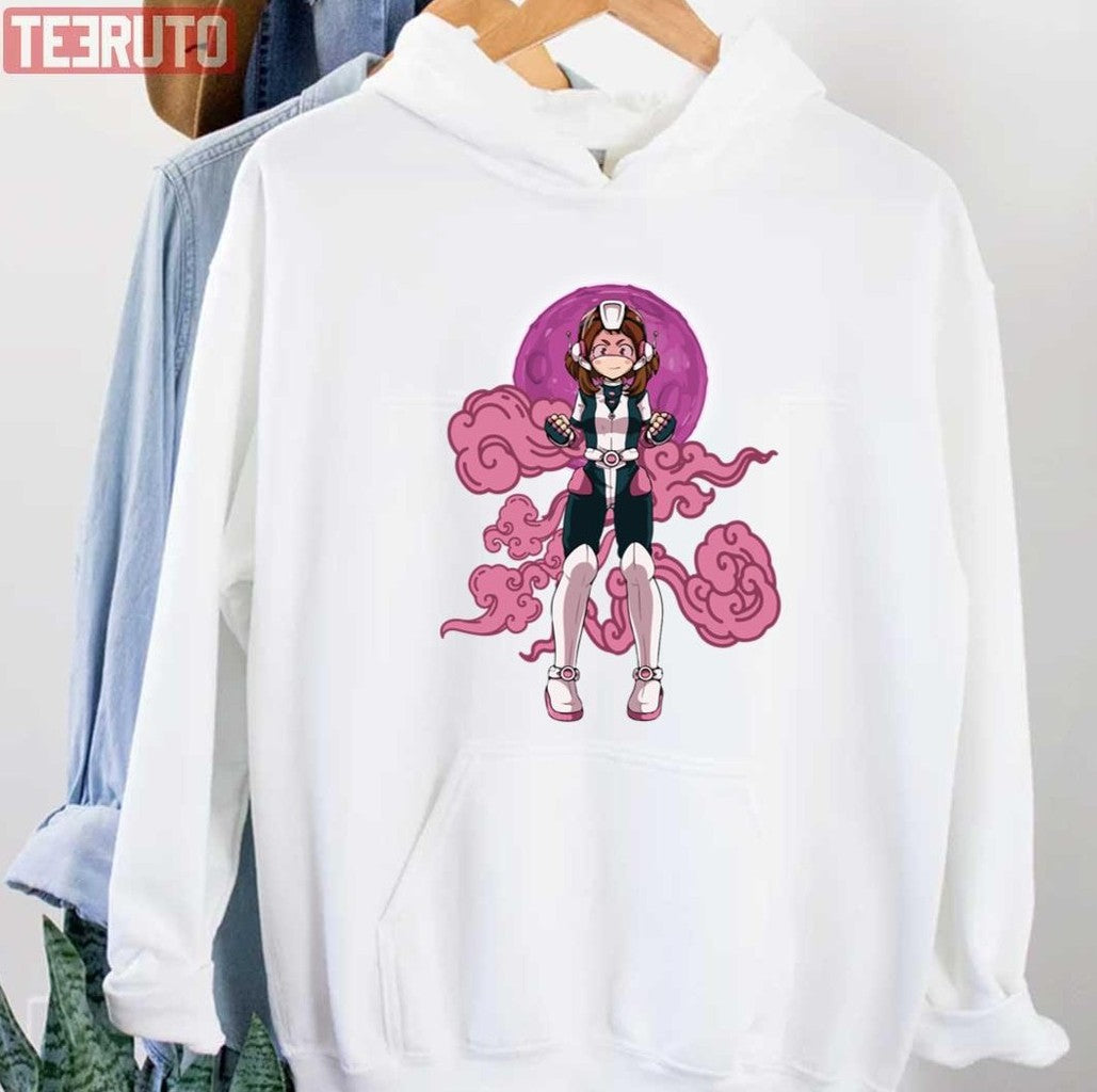 Pink Cloud Uraraka Ochako Uravity Boku No Hero Academia Unisex Hoodie
