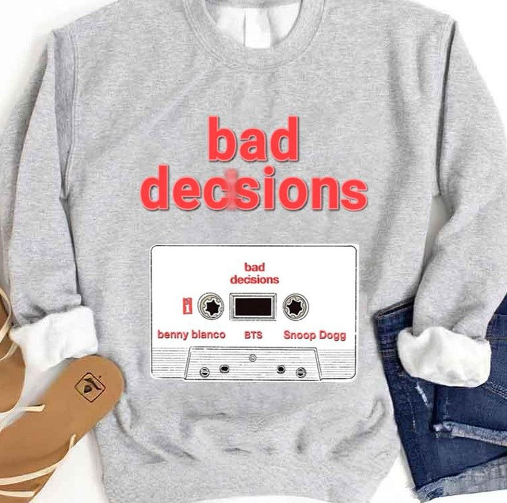 Bad Decision BTS Snoop Dogg Benny Blanco Unisex Sweatshirt