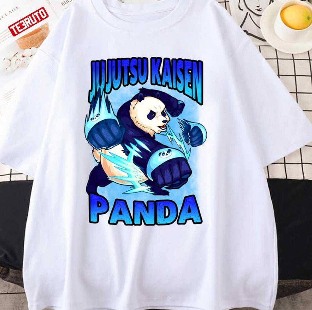 Panda Jujutsu Kaisen 0 The Movie Vintage Graphic Unisex T-Shirt