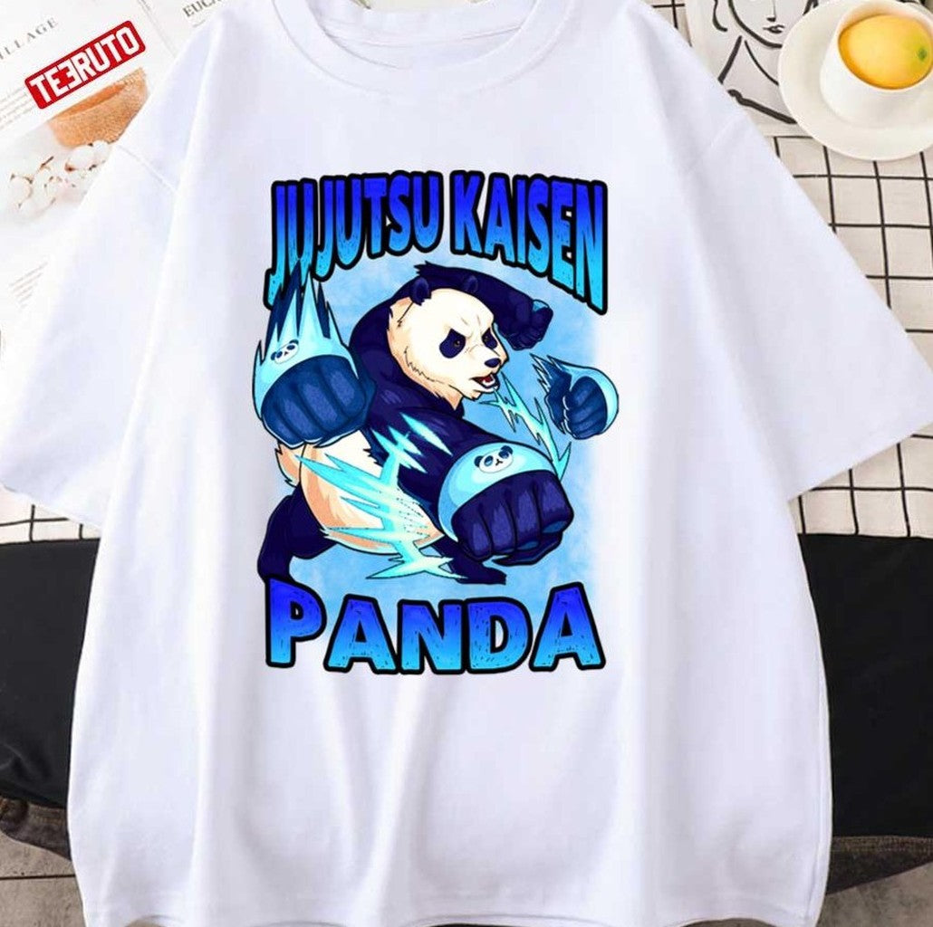 Panda Jujutsu Kaisen 0 The Movie Vintage Graphic Unisex T-Shirt