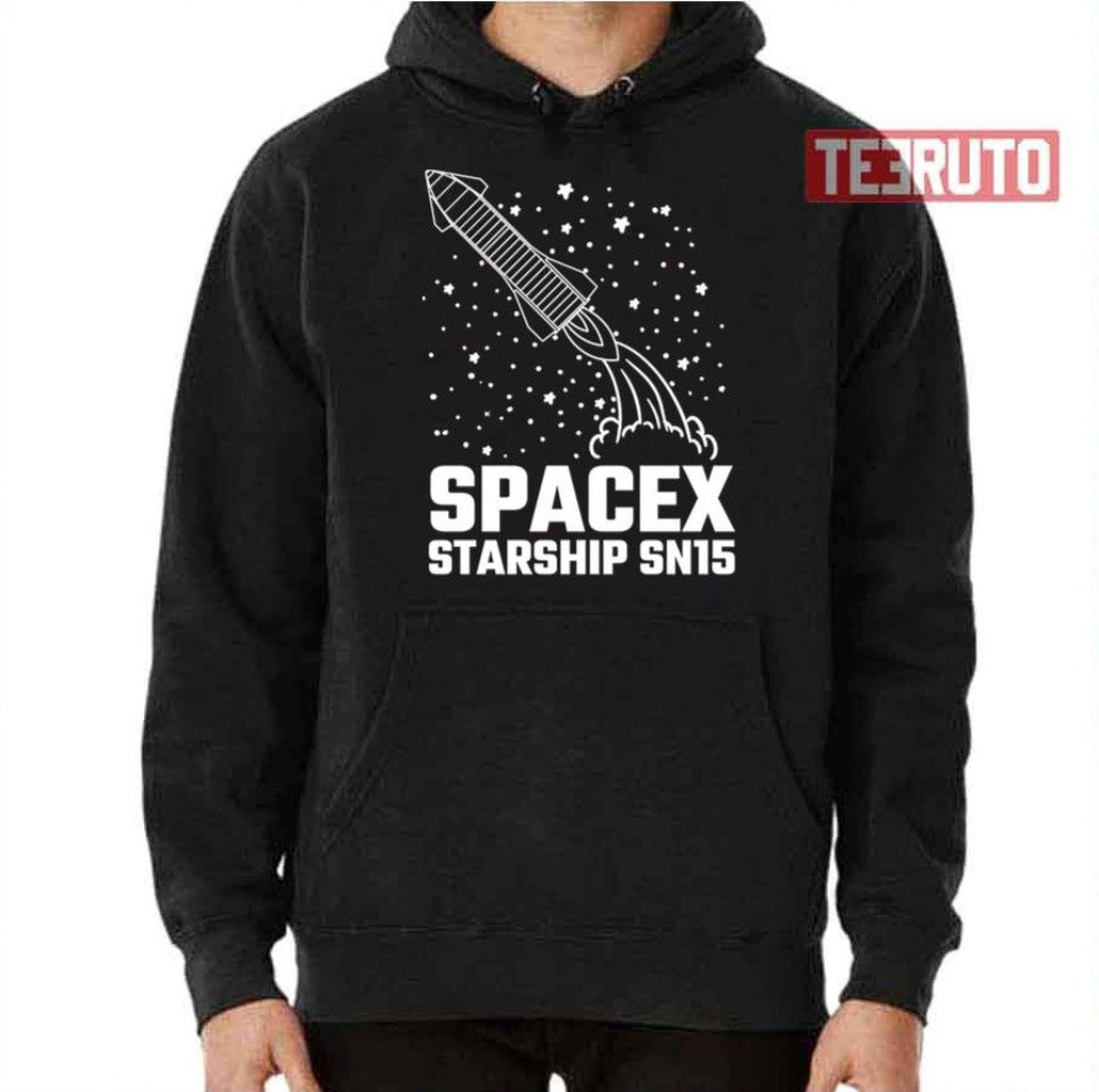 Spacex Launch And Landing Of Starship Sn15 Unisex T-Shirt
