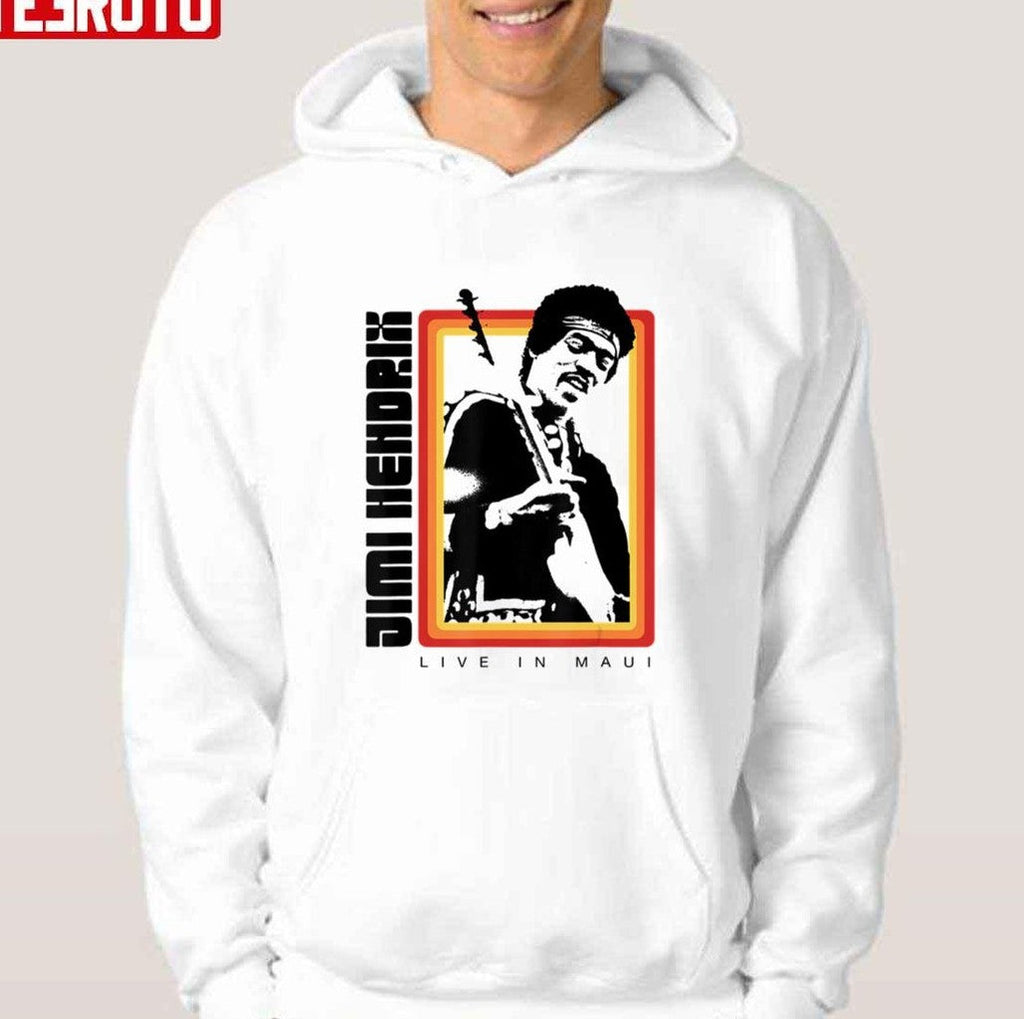 Official Live In Maui Photo Jimi Hendrix Unisex T-Shirt