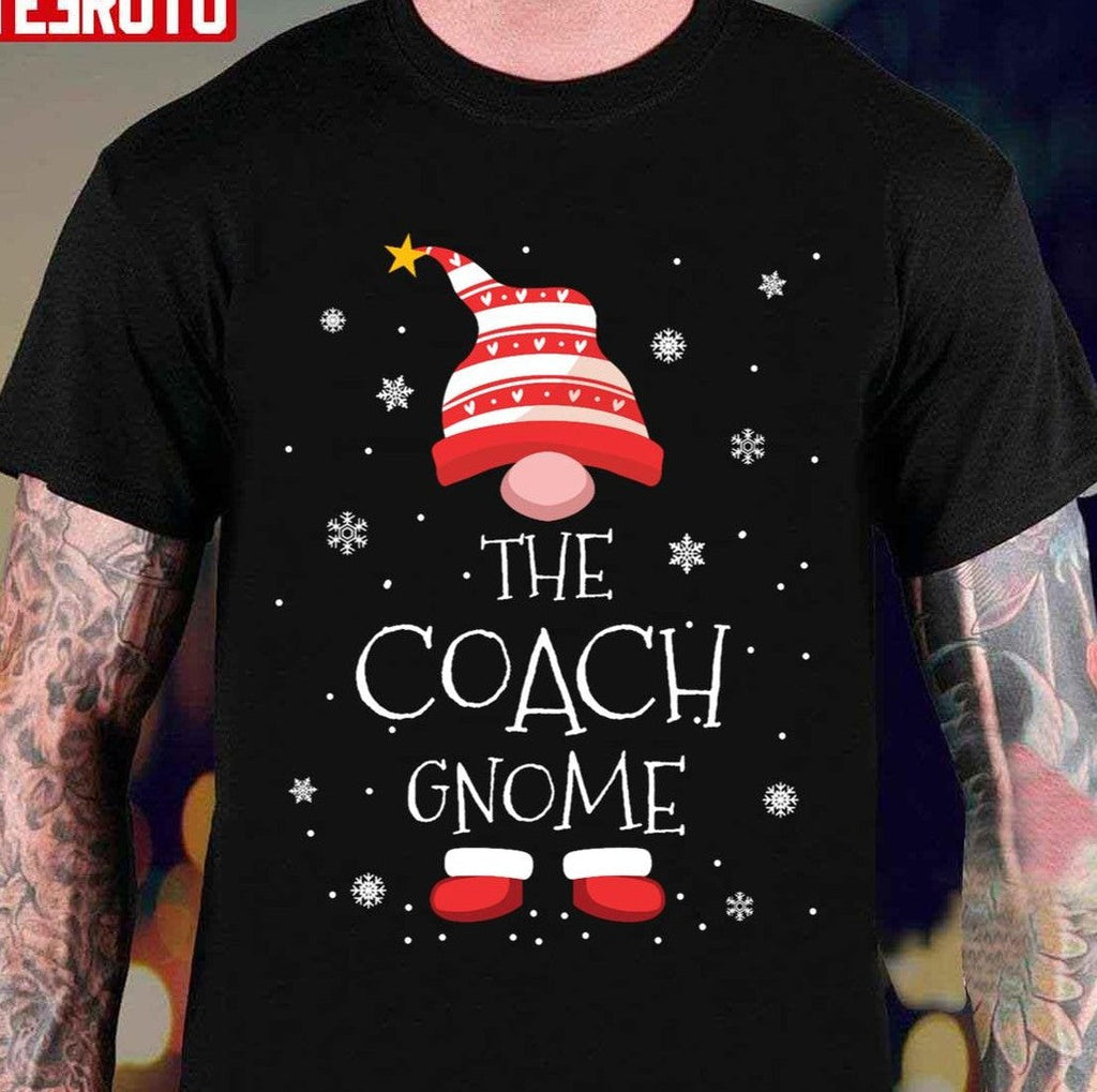 The Coach Christmas Gnome Unisex T-Shirt