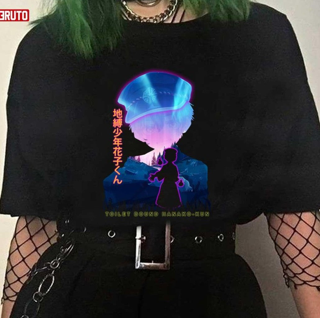 Silhouette Toilet Bound Hanako Kun Jibaku Shounen Hanako Kun Unisex T-Shirt