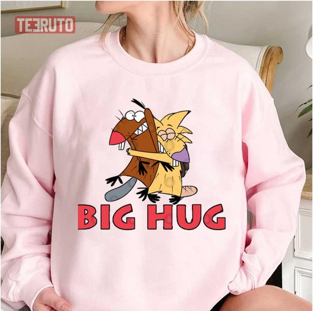 Angry Daggett Norbert Big Hug Angry Beavers Unisex Sweatshirt