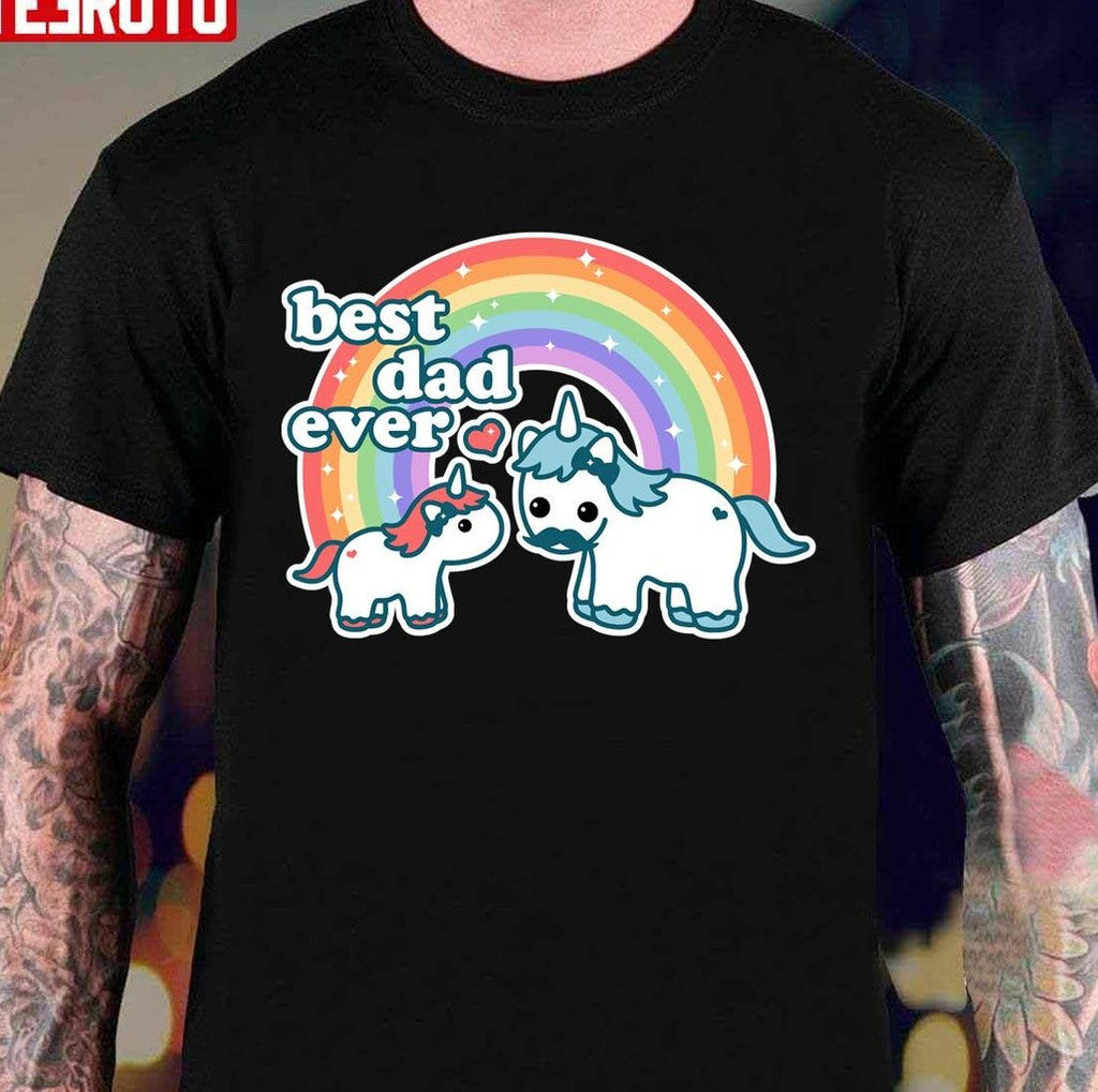Best Unicorn Dad Ever Unisex T-Shirt