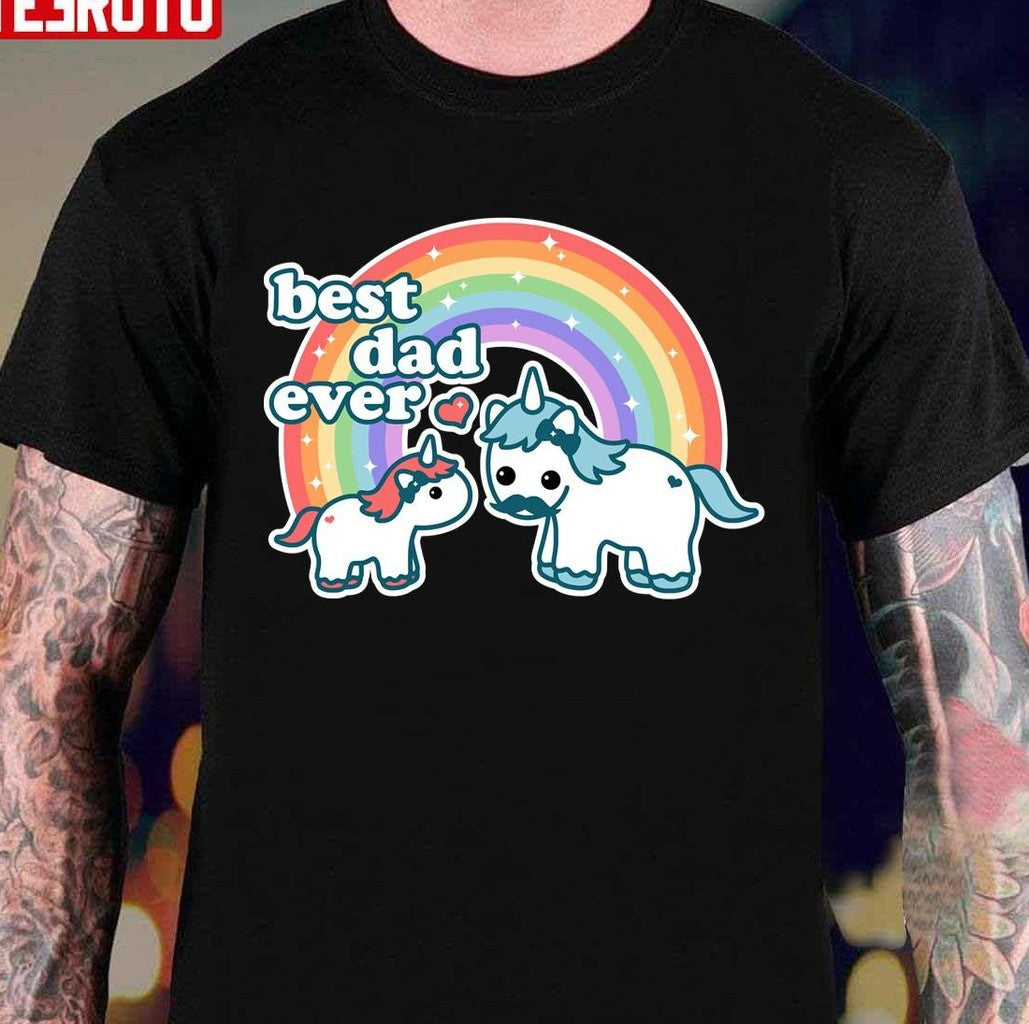 Best Unicorn Dad Ever Unisex T-Shirt