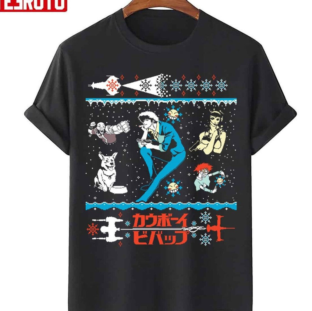 Spike Spiegel Cowboy Bebop Ugly Christmas Unisex Sweatshirt