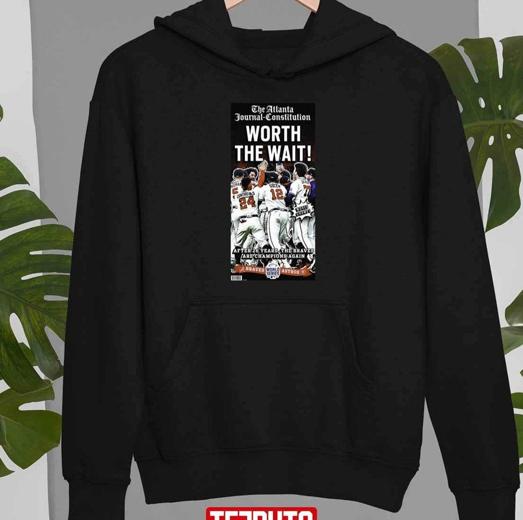 Atlanta Braves 2021 Champs Newspaper 1995 World Series Champion Unisex T-Shirt