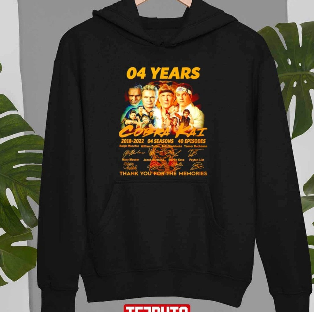 4 Years Of Cobra Kai With Signature Unisex T-Shirt