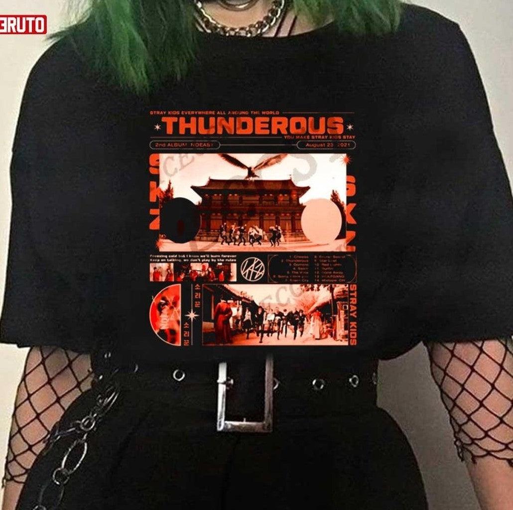 2nd Album Noeasy Stray Kids Thunderous Unisex T-Shirt
