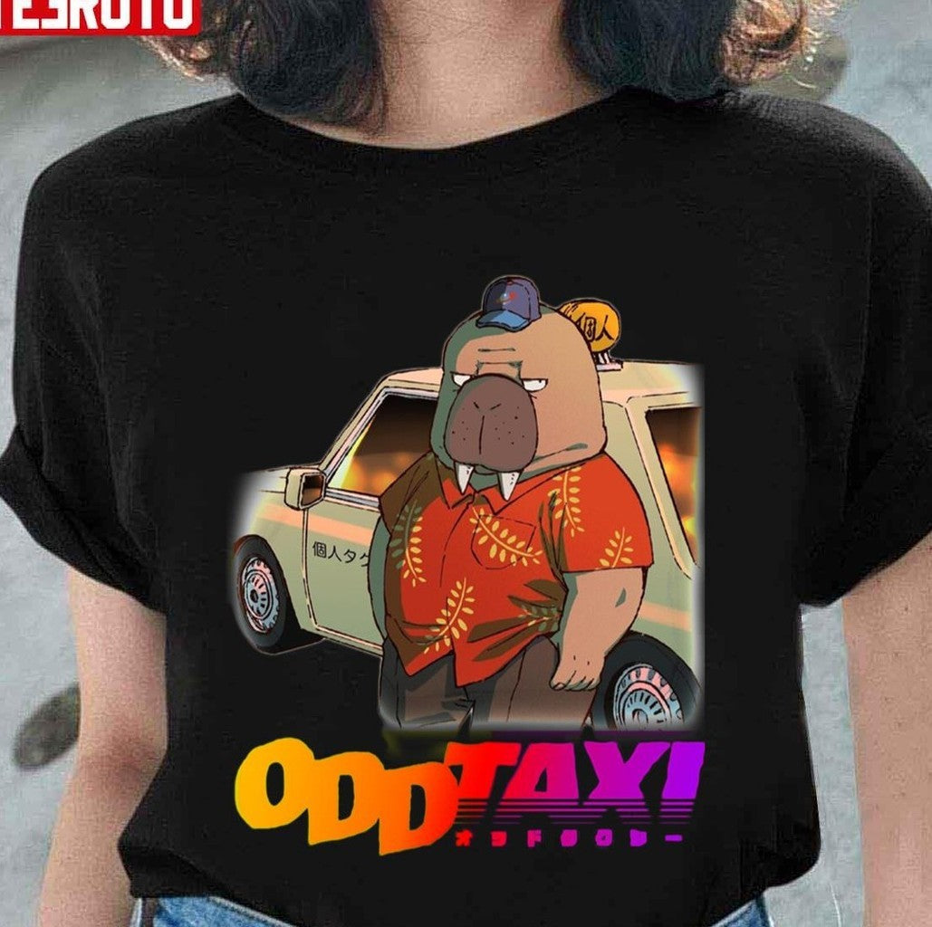 Neon Logo Odd Taxi Cartoon Unisex Sweatshirt