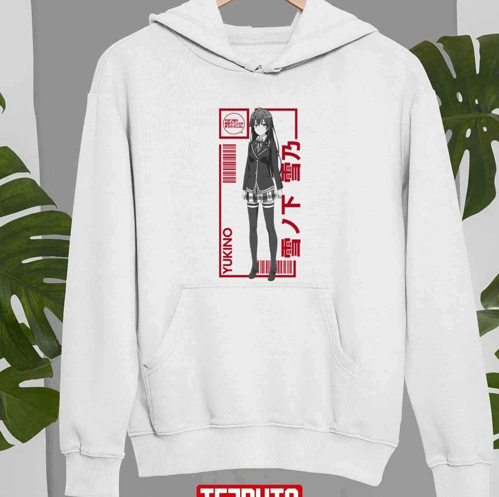 Teenage Girl Yukino Yukinoshita Oregairu Typography Unisex Sweatshirt