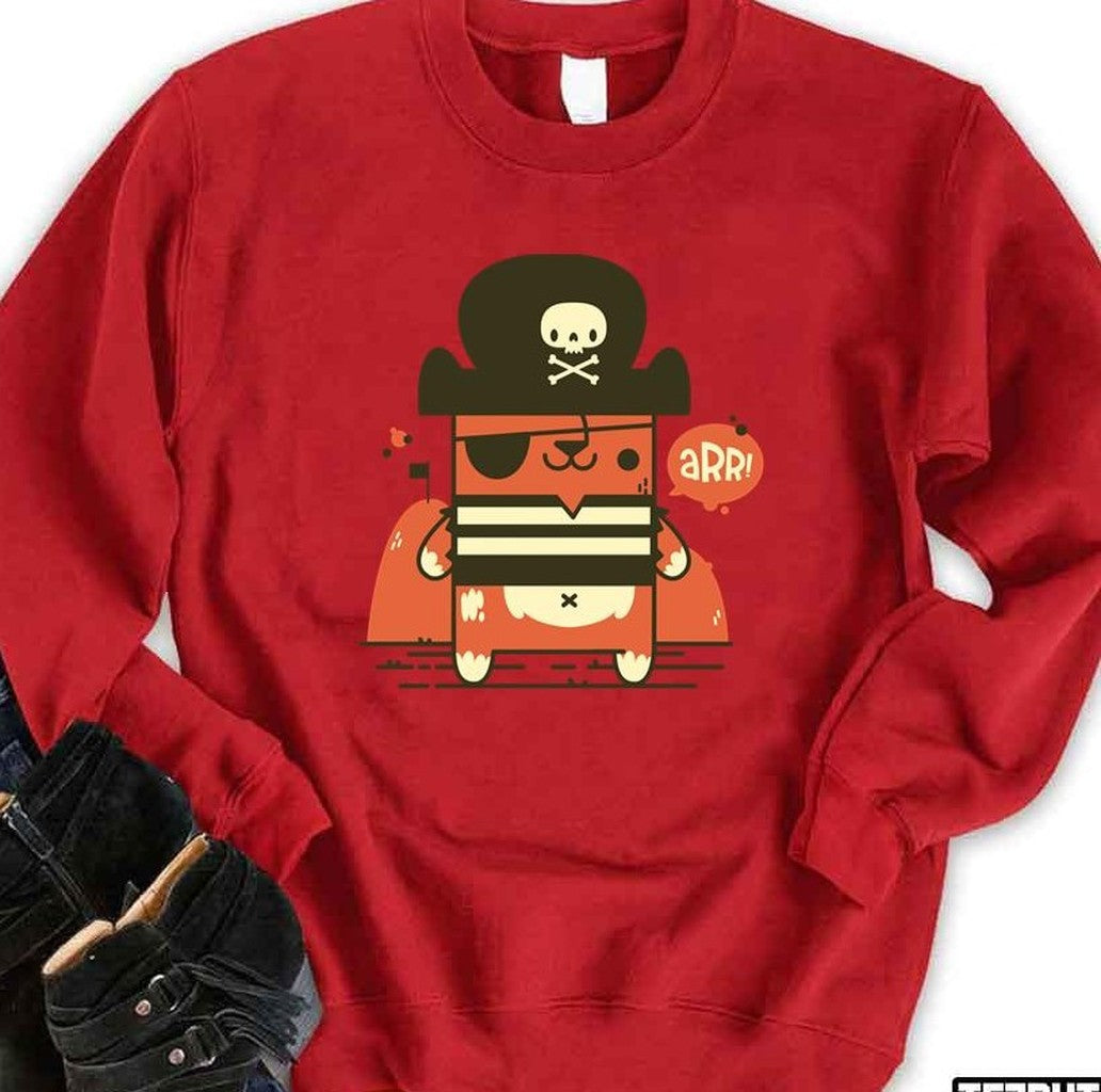 Pirate Kitty Unisex Sweatshirt