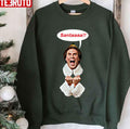 Santaaa Elf Calling Santa Merry Christmas Unisex Sweatshirt