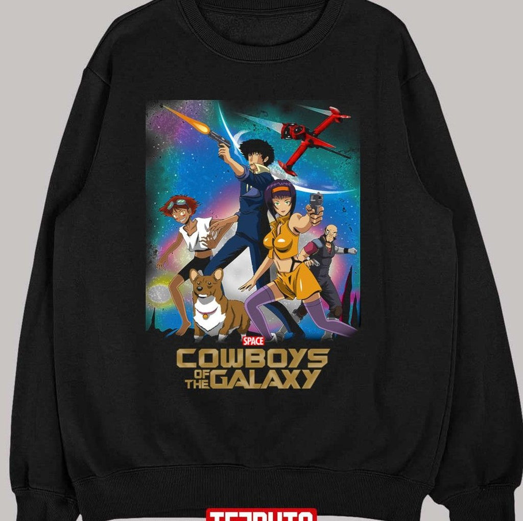 Space Cowboys Of The Galaxy Cowboy Bebop X Guardians of the Galaxy Unisex T-shirt