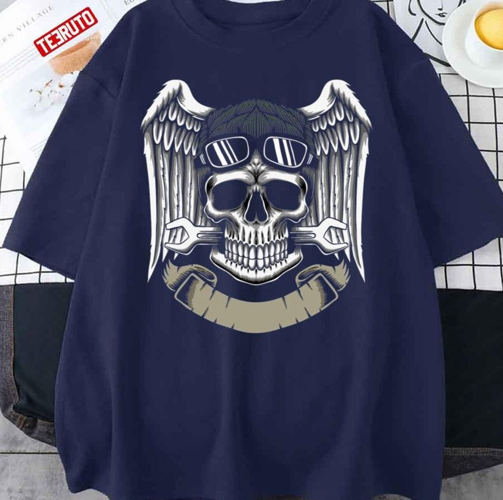 Skull Logo The Bad Skull Hunter Unisex T-Shirt
