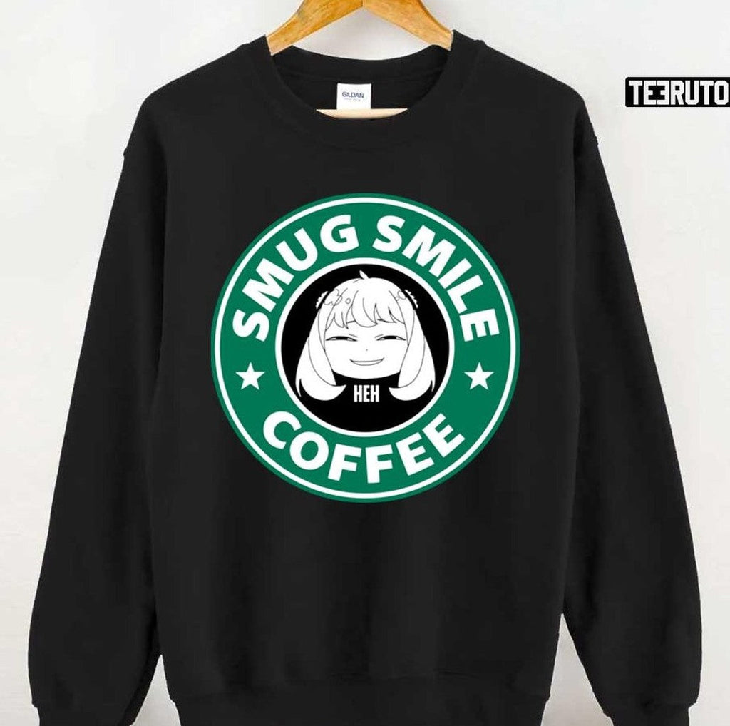 Starbucks Anya Forger Smug Smile Spy X Family Unisex T-Shirt
