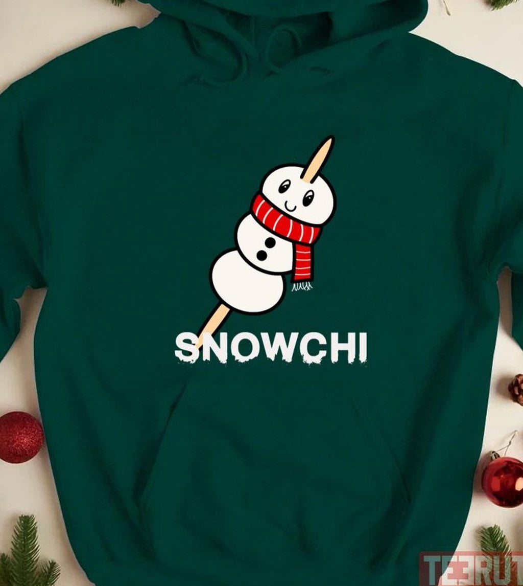 Snowchi Mochi Japanese Kawaii Snowman Christmas Unisex Sweatshirt