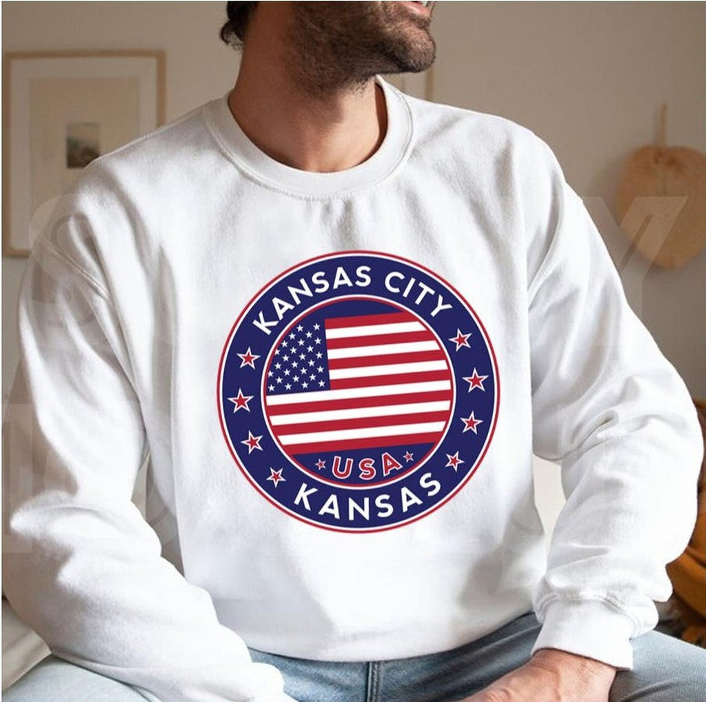 Round Logo Kansas City Kansas Unisex Sweatshirt