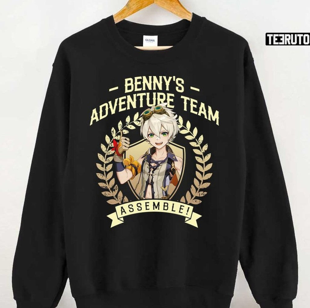 Bennyadventure Team Crest Genshin Impact Unisex T-Shirt