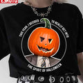 Pumpkin Head Dwight Schrute Graphic Halloween Unisex T-Shirt