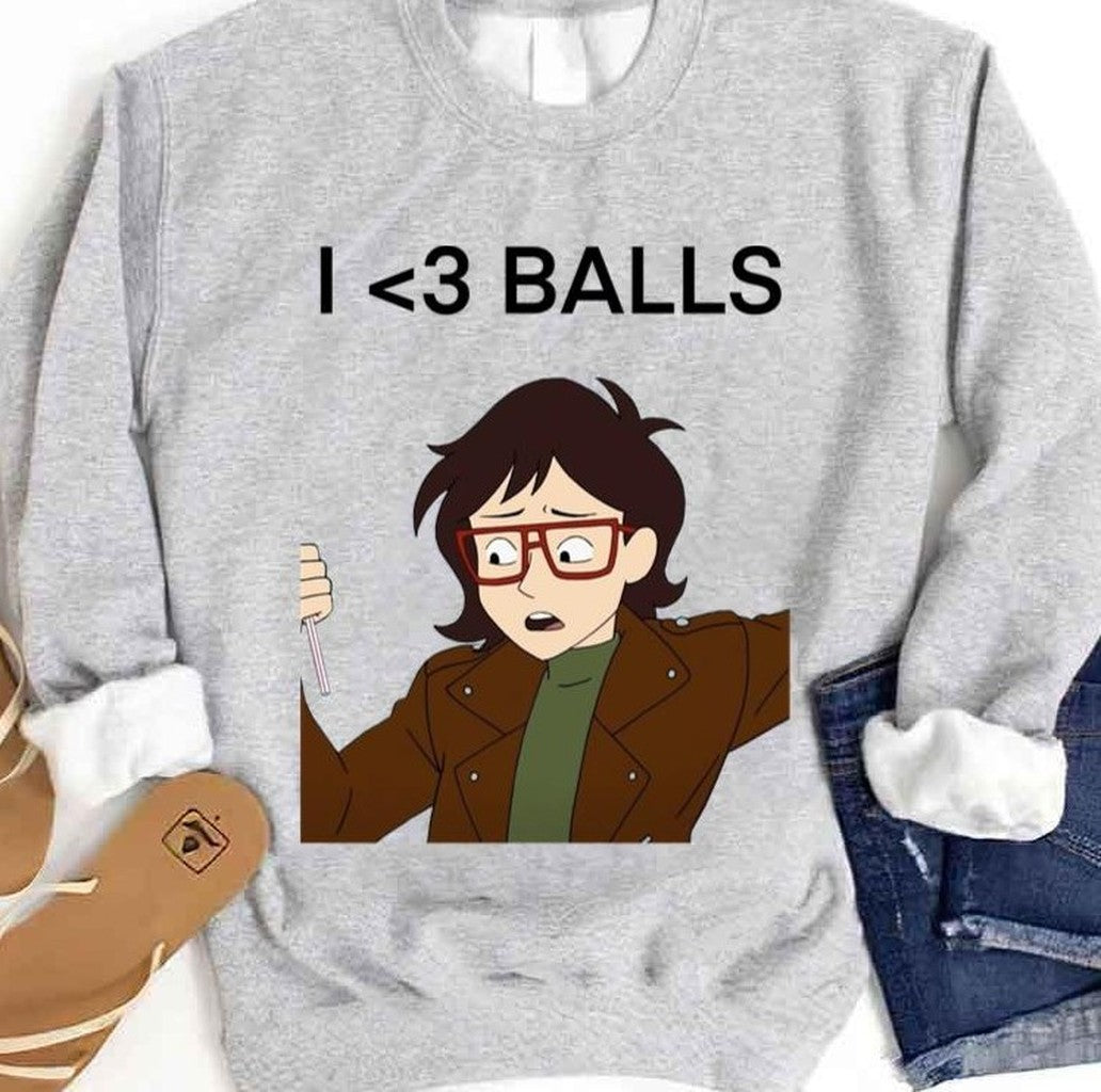 Ryans Daily Affirmations The Electric Boogaloo I Love Balls Ryan Akagi Infinity Train Unisex Sweatshirt