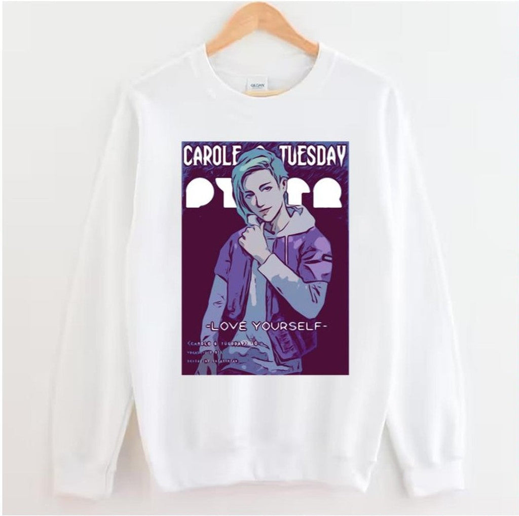 Pyotr Sketch Love Yourself Carole And Tuesday Unisex Sweatshirt