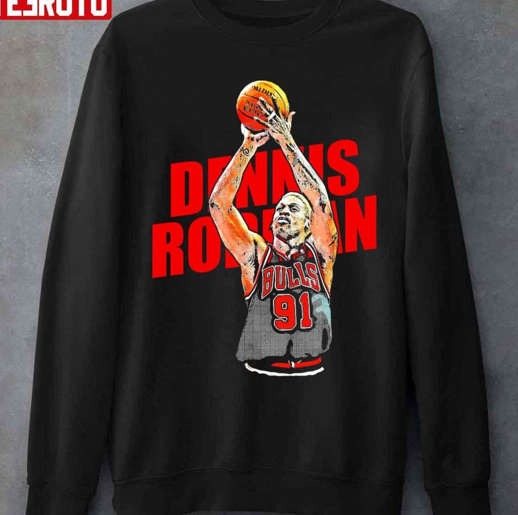 Nba Player Dennis Rodman Sport Basketball Scottie Unisex Hoodie