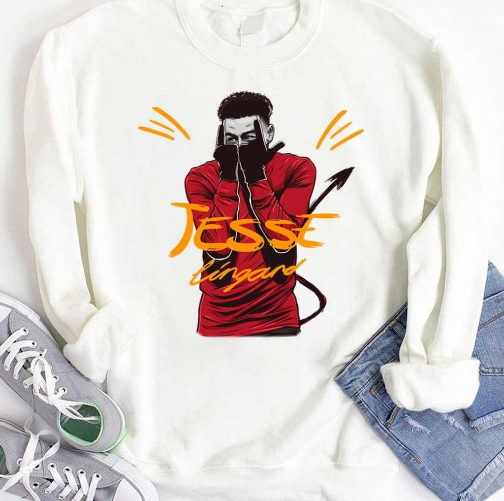 Art Drawing Jesse Lingard Soccer Unisex Hoodie
