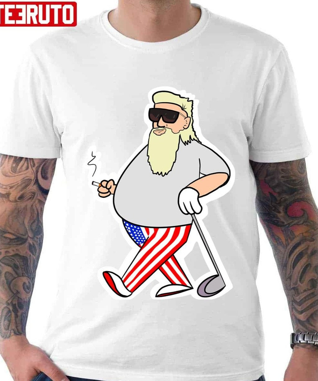 Smokin’ John Daly Golf Unisex T-Shirt