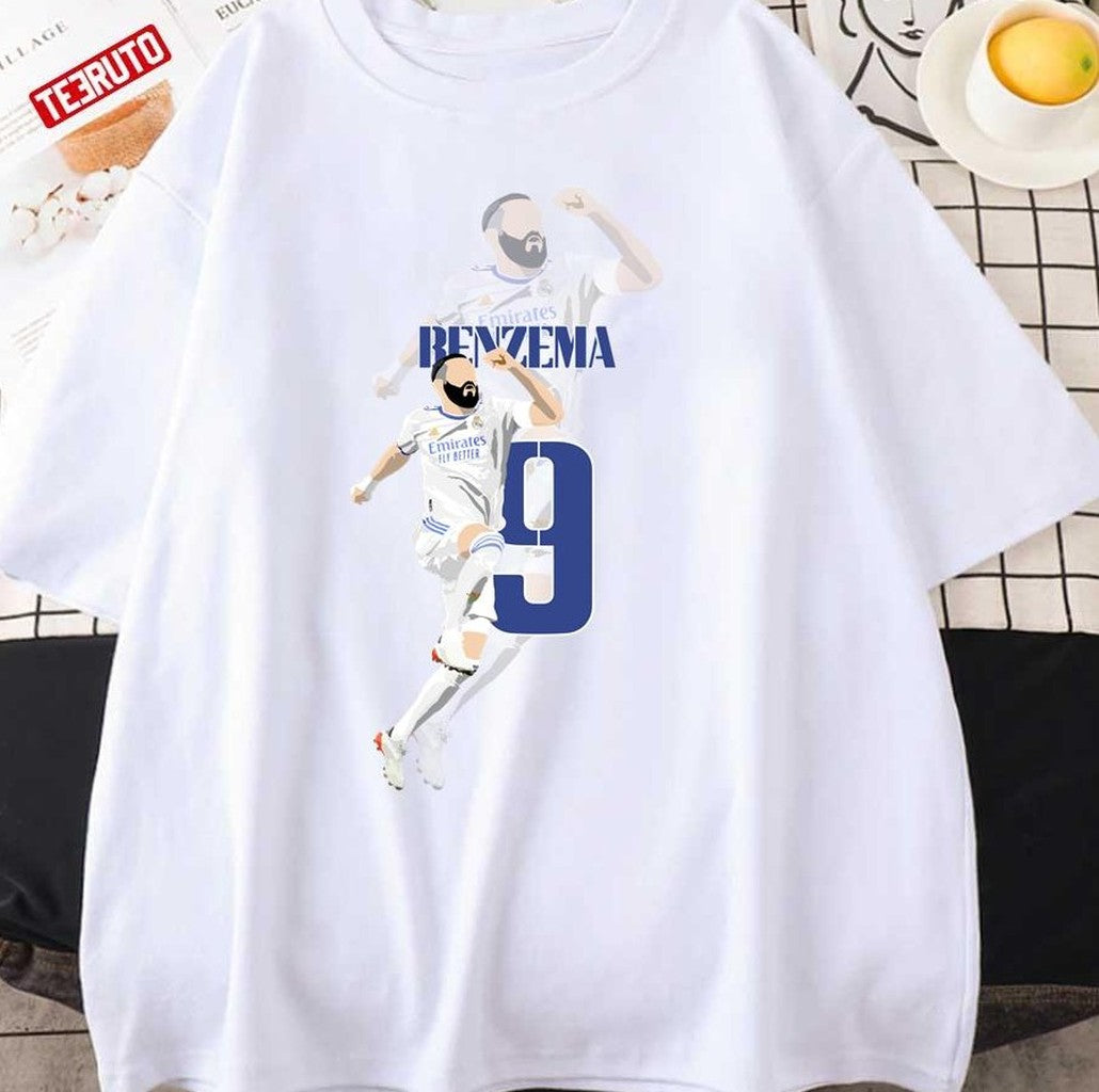 Number 9 Footballer Karim Benzema Unisex Sweatshirt