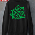 One Lucky Dad Cute St. Patrick Day Unisex Sweatshirt