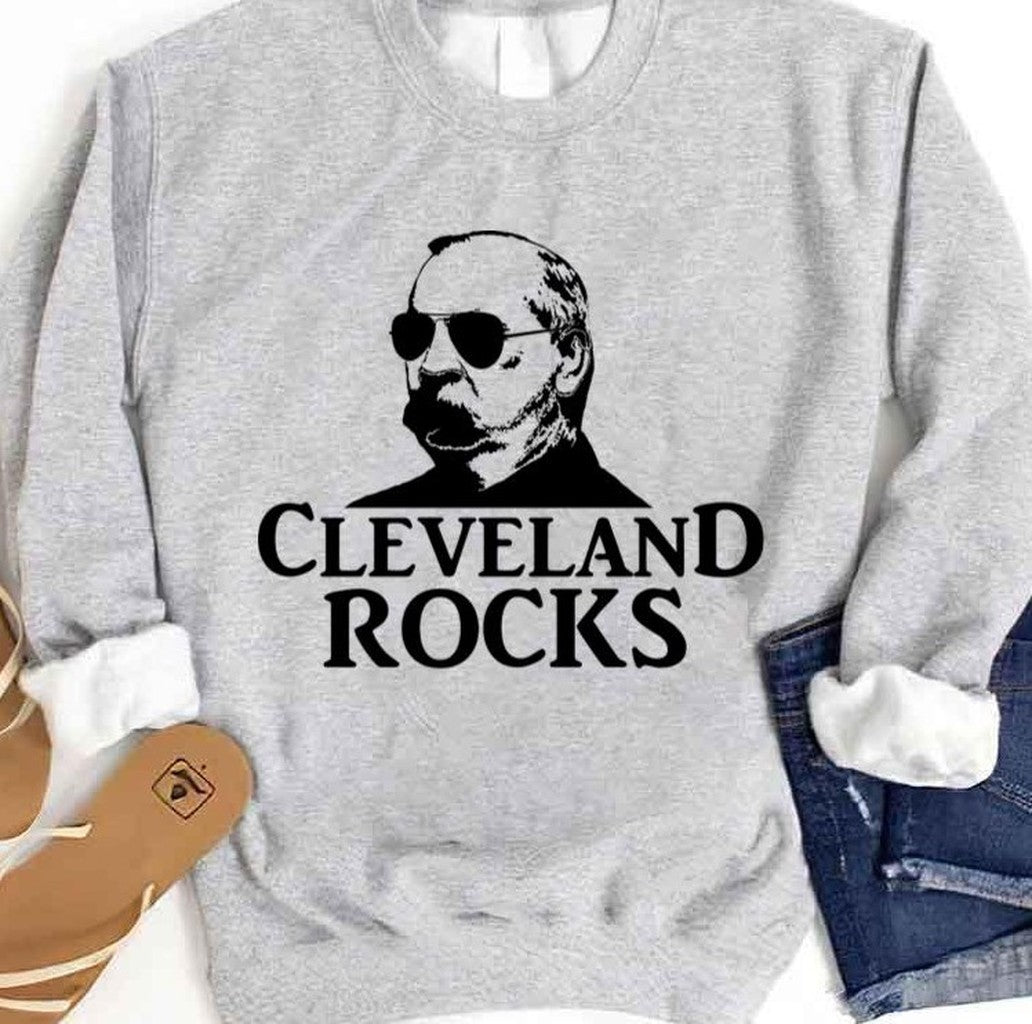 The Awesome Art Of Cleveland Rocks! Unisex Sweatshirt