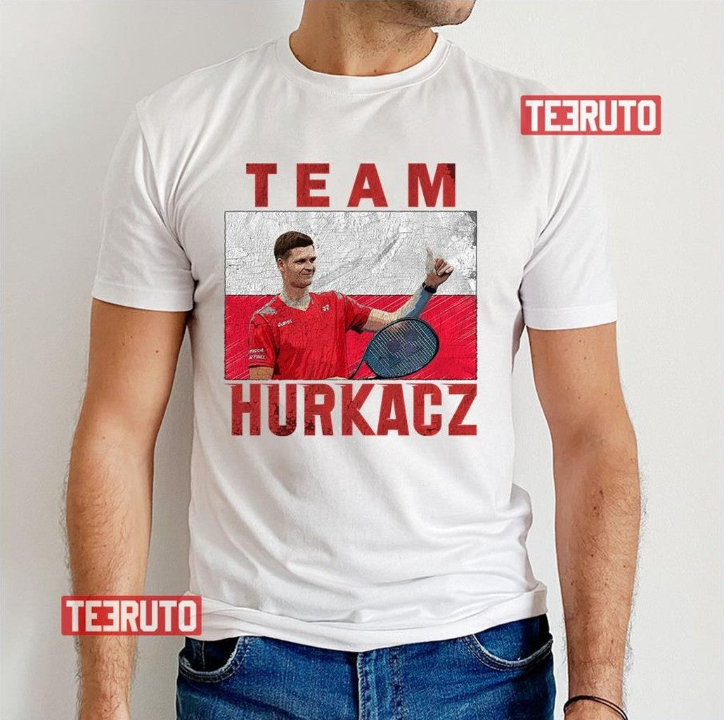 Team Hurkacz Tennis Player Unisex T-Shirt
