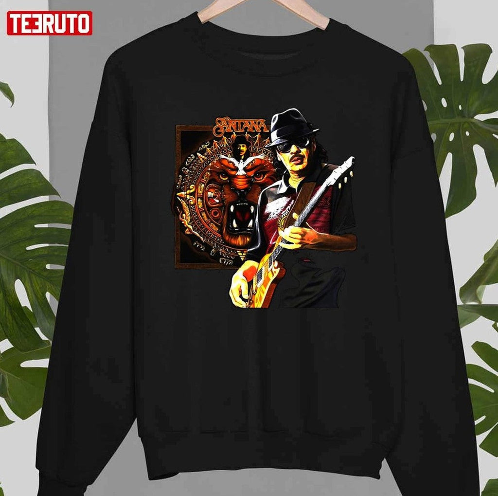 Best Of Guitarist Carlos Santana Legend Graphic Artwork Unisex T-Shirt