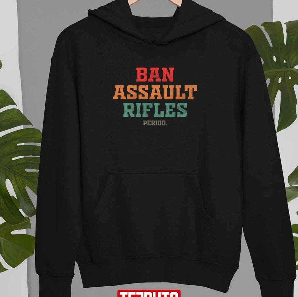 Ban Assault Rifles Retro Unisex T-Shirt