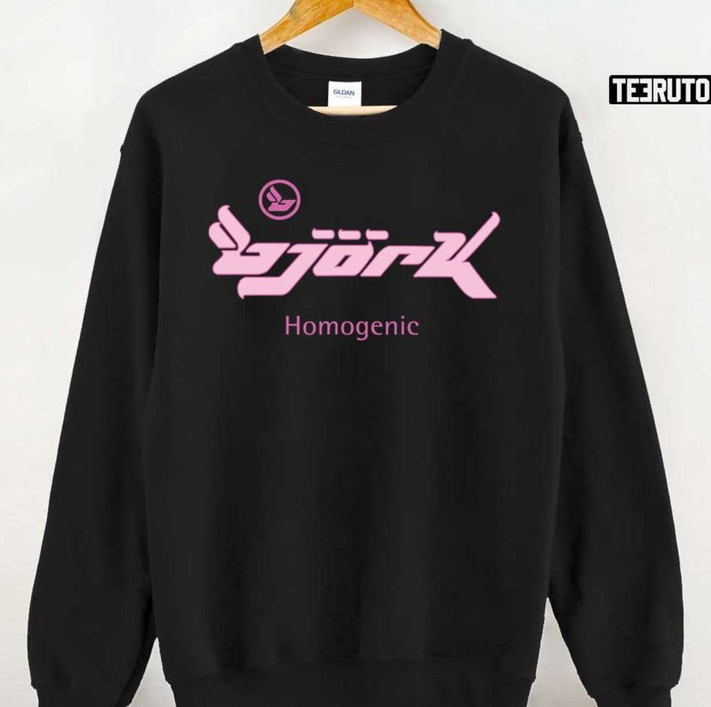 Bjork Homogenic Logo Pink Unisex T-shirt