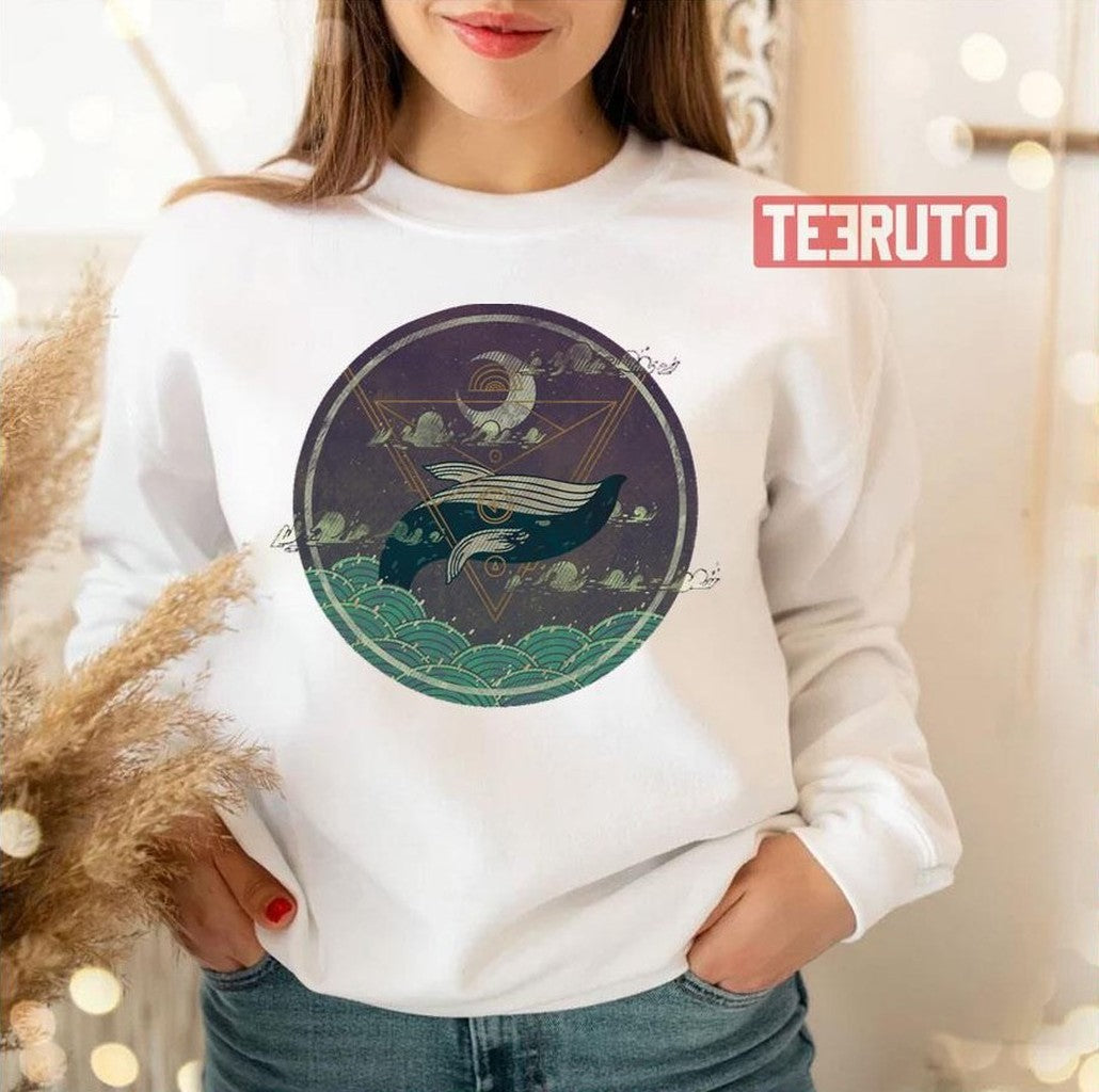 Nightly Ritual Orcas Design Unisex Sweatshirt