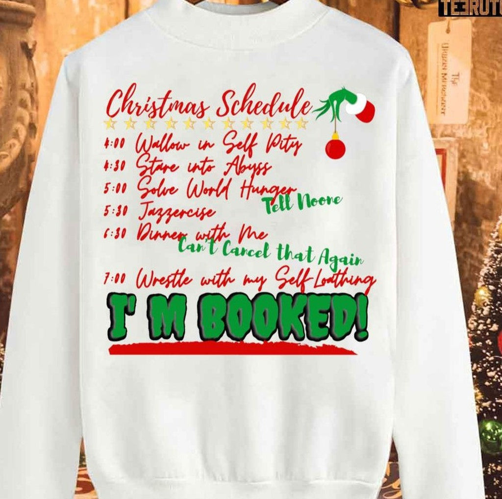 Schedule Christmas Unisex Sweatshirt