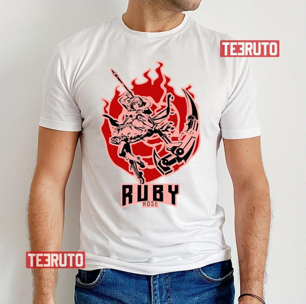 Ruby Rose Rwby Team Lucid Dream Anime Artwork Unisex T-Shirt