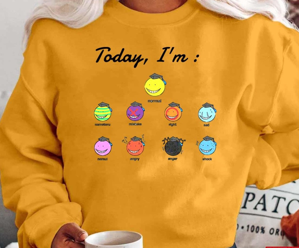 Assassination Classroom Koro Sensei Emotions Unisex T-Shirt