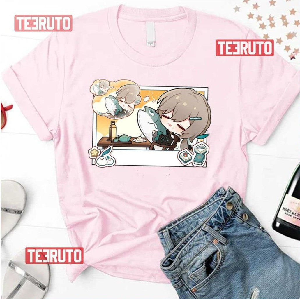 Qingque Laziness Honkai Star Rail Unisex T-Shirt