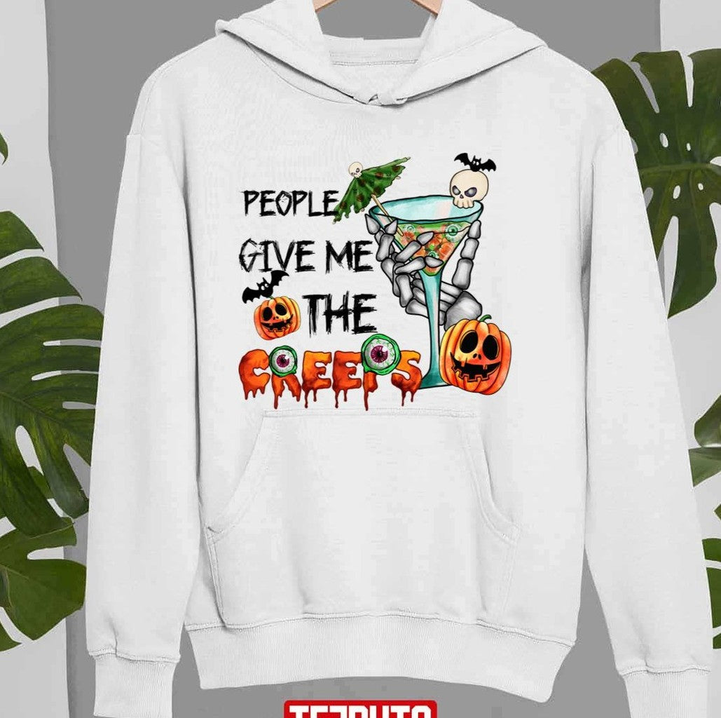 People Give Me The Creeps Halloween Unisex Sweatshirt