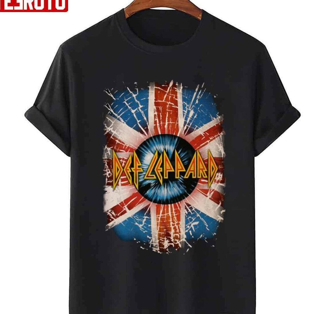 Best Def Leppard Design UK Flag Unisex Sweatshirt