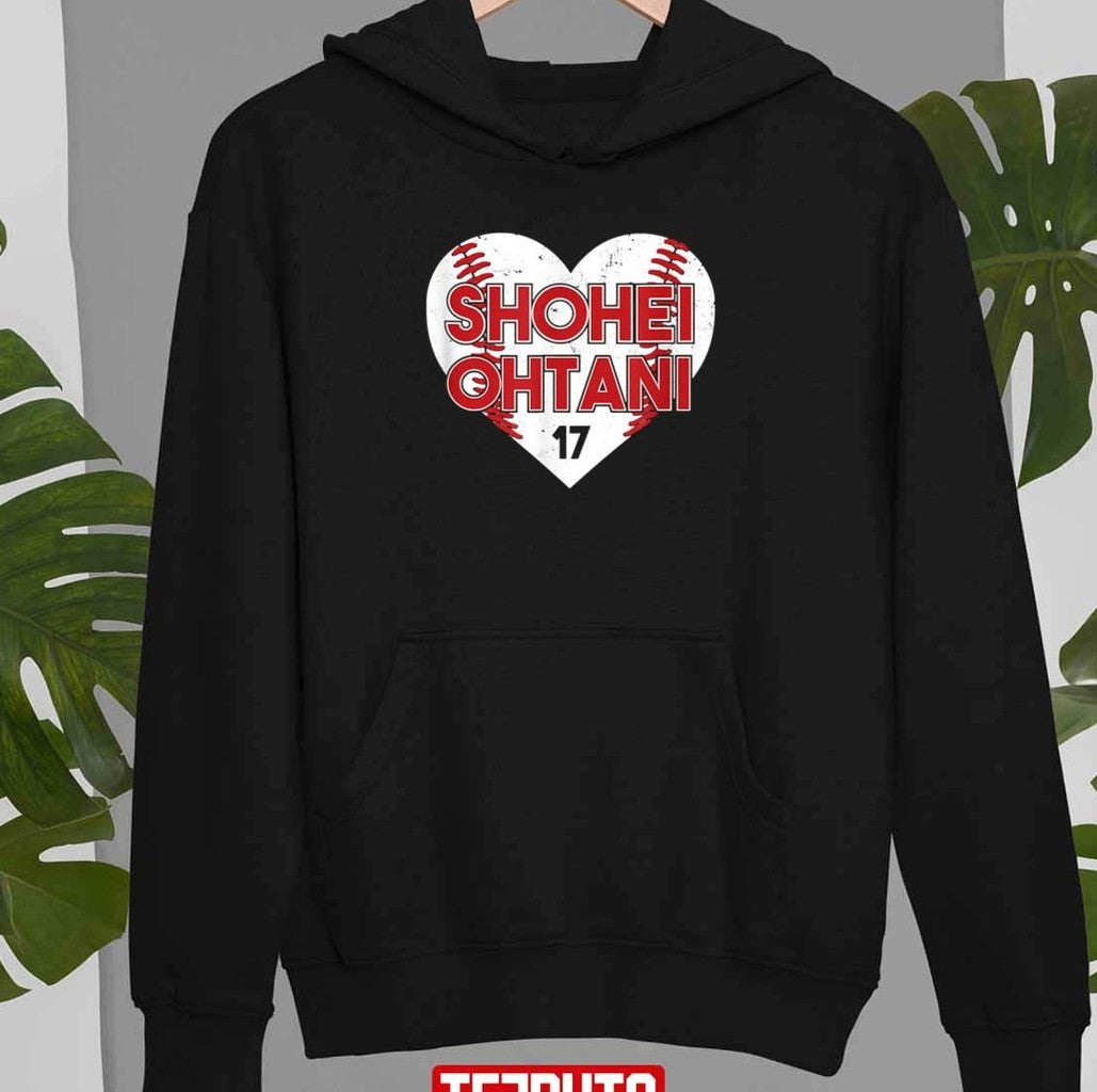 Baseball Heart Shohei Ohtani 17 Unisex Sweatshirt