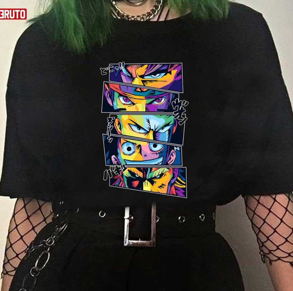 Anime Legends In Pop Art Colorful Unisex T-shirt
