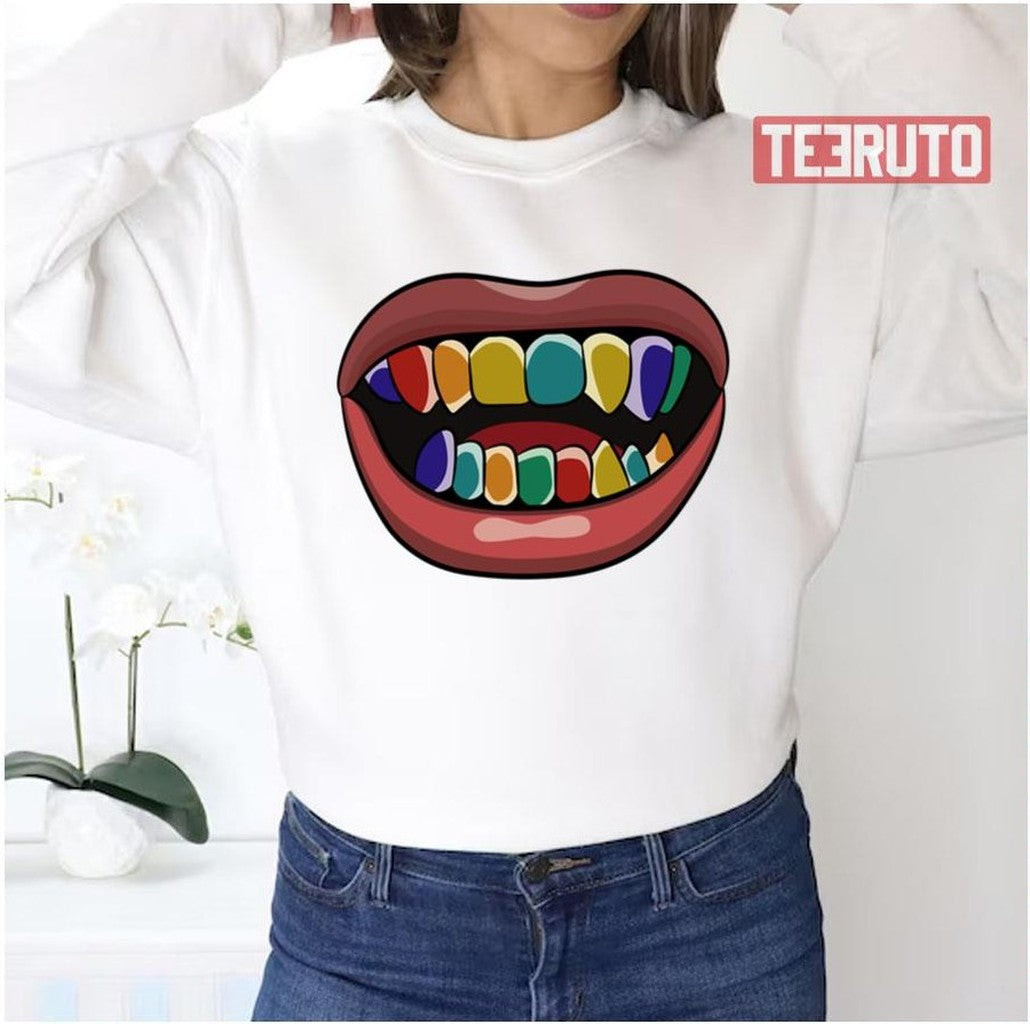 6ix9ine Colorful Teeth Unisex Sweatshirt