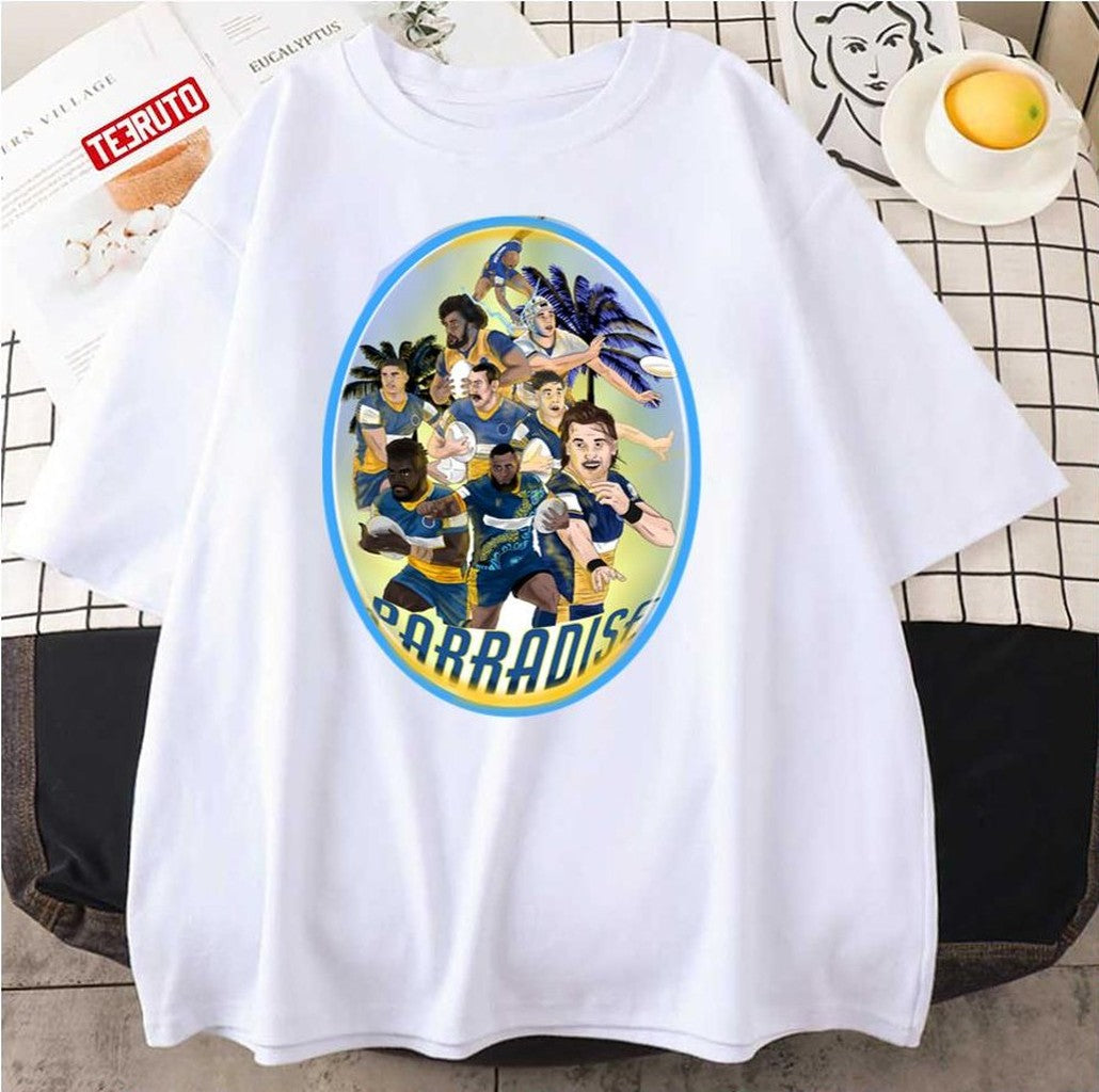 Parradise Cartoon Team Rugby Unisex T-Shirt